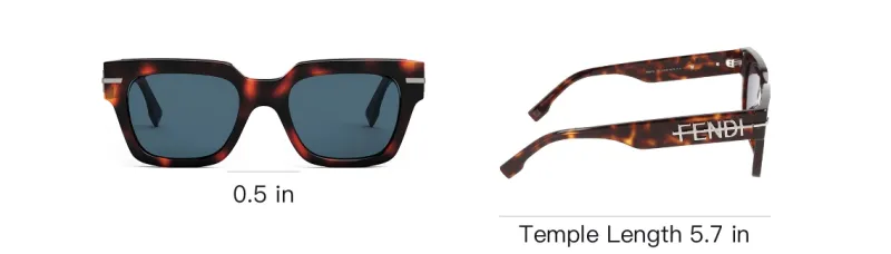 FENDI Square Frame Sunglasses-3