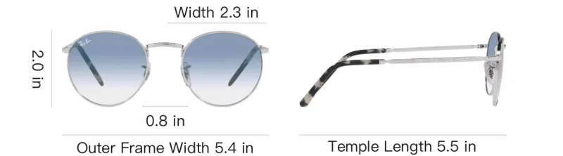 RayBan Round Frame Sunglasses-3
