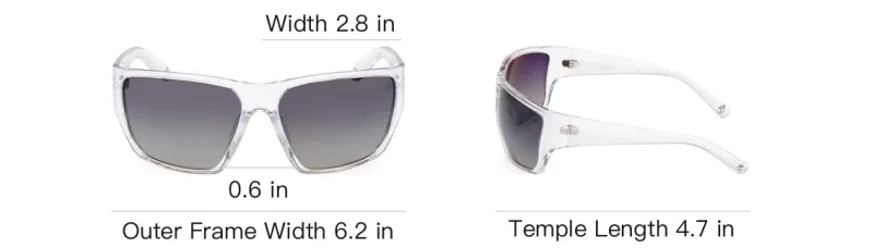 Timberland Injection Molded Irregular Shape Sunglasses Men's White-3