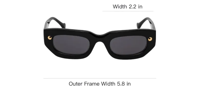 NANUSHKA Kadee Rectangle frame Sunglasses-2