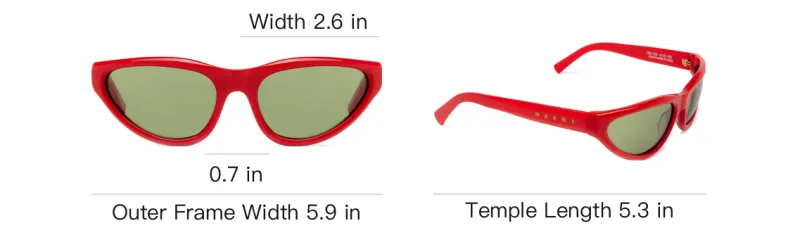MARNI Cat Eye Frame Sunglasses-2