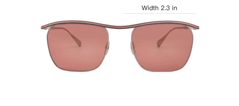 Mr Leight Owsley S Square frame Sunglasses-4