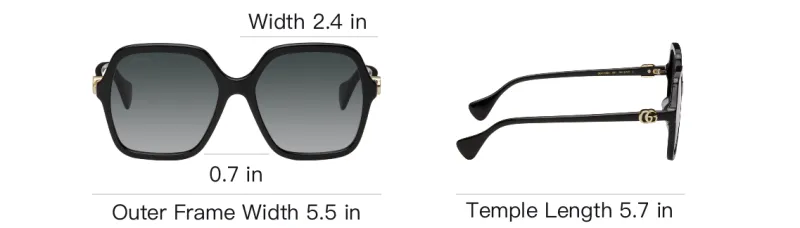 GUCCI Square Frame Sunglasses-5