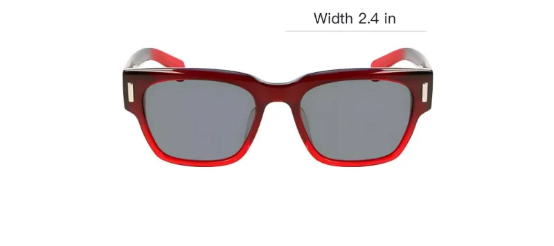FERRAGAMO Irregular Shape Sunglasses Unisex Red-3