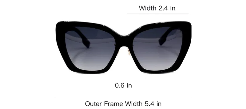 Burberry Sunglasses Women's Black/Polarized-3