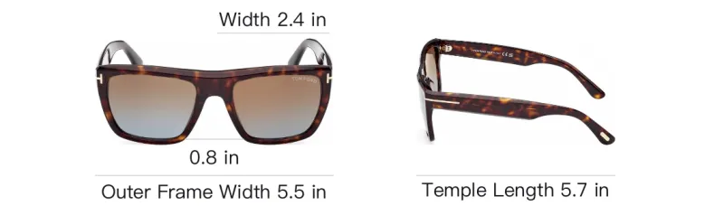 TOM FORD Alberto Square Frame Sunglasses-3