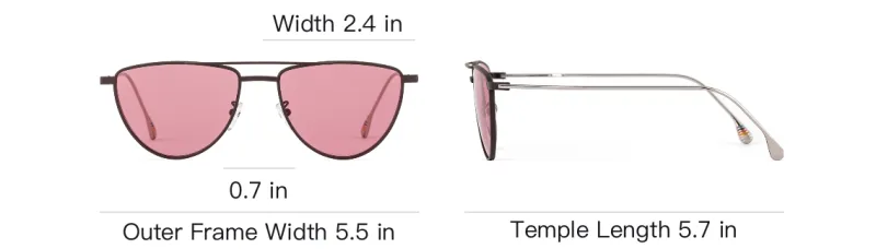 Paul Smith Metal Irregular Shape Sunglasses Unisex Silver-3