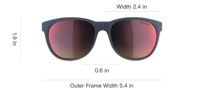 SALOMON Oval Sunglasses Women's Black-2