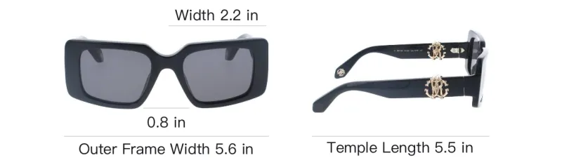 Roberto Cavalli Rectangle frame Sunglasses-4