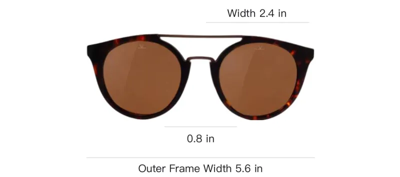 Vuarnet Acetate Aviator Sunglasses Unisex Tortoiseshell-2