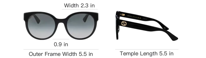 GUCCI Round Frame Sunglasses-4
