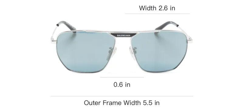 Balenciaga Tag 2.0 Pilot frame Sunglasses-2
