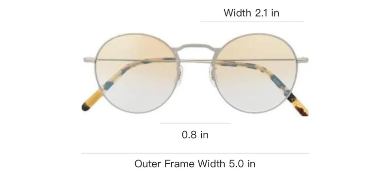 Oliver Peoples Acetate Round Sunglasses Men's Silver-2