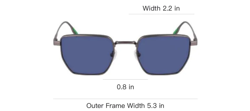 LACOSTE Retro Square frame Sunglasses-3