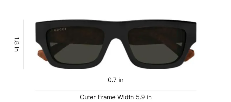 GUCCI Square frame Sunglasses-3