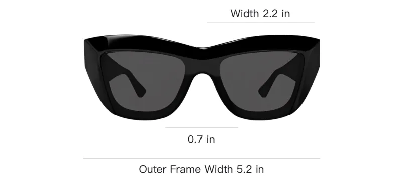 Bottega Veneta Rectanglar Frame Sunglasses-2