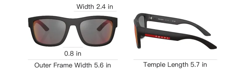 PRADA Square Frame Sunglasses-3