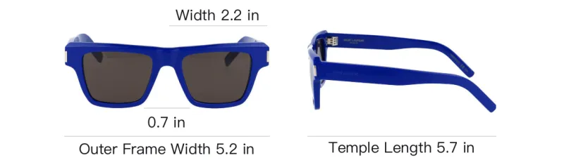 SAINT LAURENT Tinted Oversize Sunglasses-4