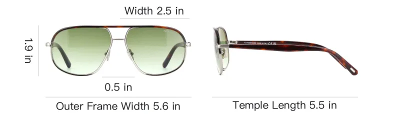 TOM FORD Eyewear Cliff Aviator Frame Sunglasses-3
