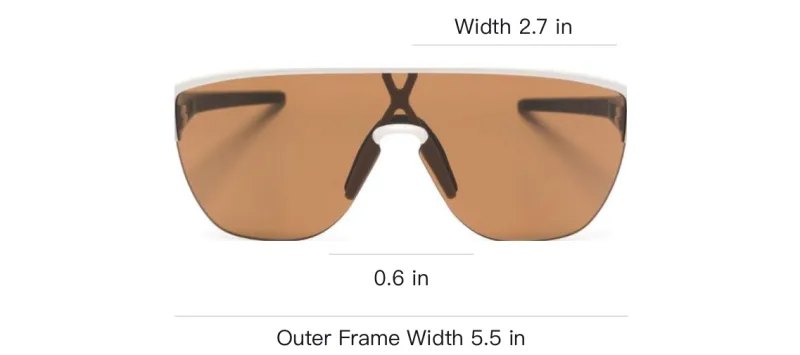 Oakley Acetate Irregular Shape Sunglasses Men's White-2