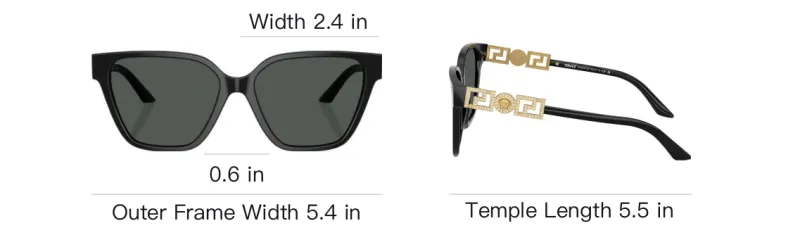 VERSACE Greca Strass Butterfly-frame Sunglasses-3