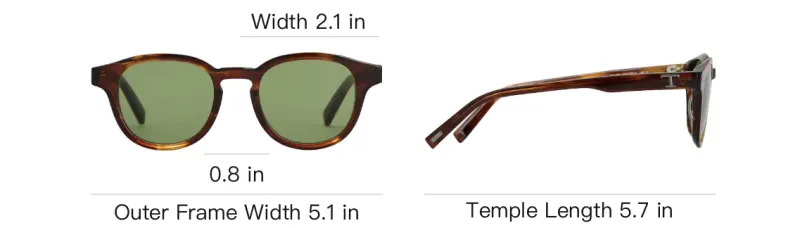 TOD'S Acetate Irregular Shape Sunglasses Men's Tortoiseshell-4