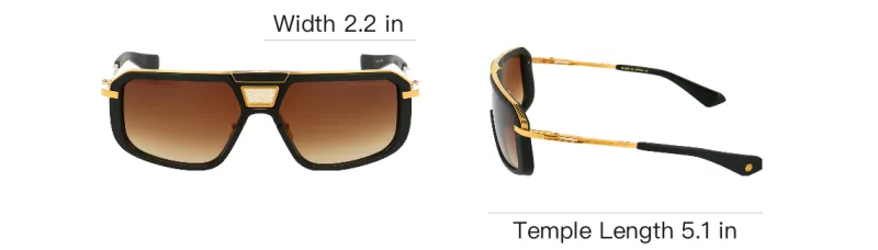DITA Two tone Square frame Sunglasses-4