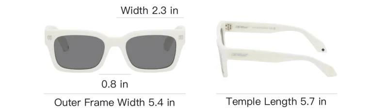 OFF WHITE Midland Sunglasses-3