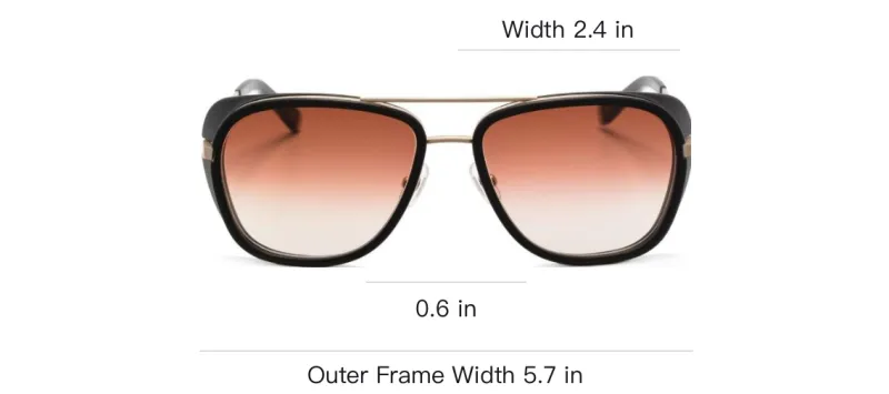 Matsuda Square Frame Sunglasses-2