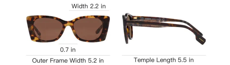 TORY BURCH Rectangular Sunglasses Women's Tortoiseshell-4