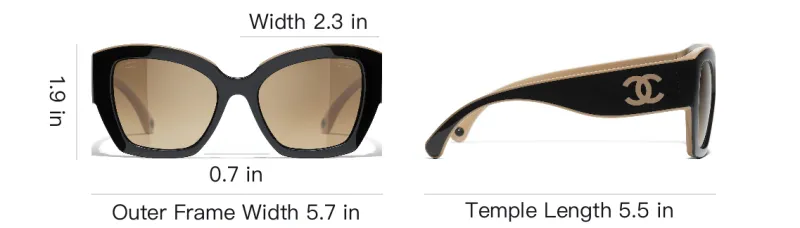 CHANEL Butterfly Polarized Sunglasses-4