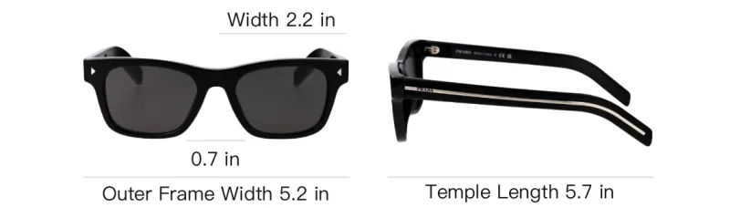 PRADA Logo plaque Sunglasses-4