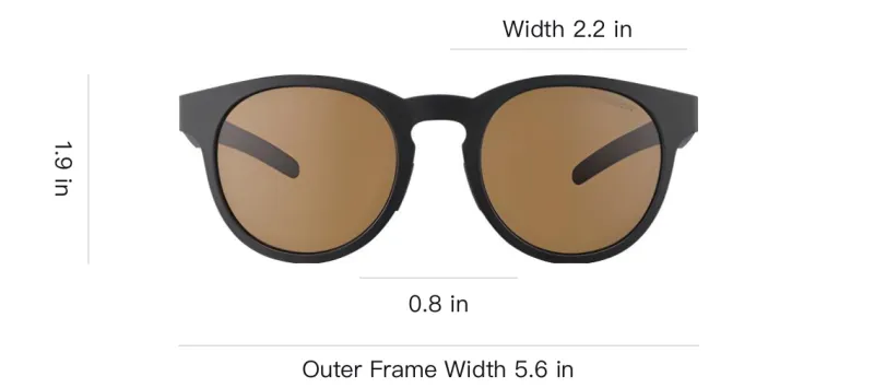 SALOMON Oval Sunglasses Unisex Black-2