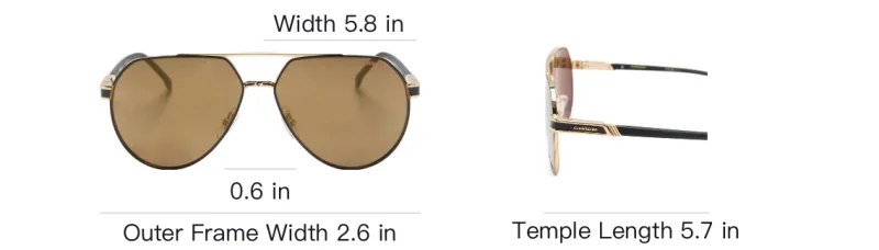 CARRERA 1067/S Pilot frame Sunglasses-4