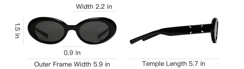 GENTLE MONSTER Maison Margiela Oval Sunglasses-3