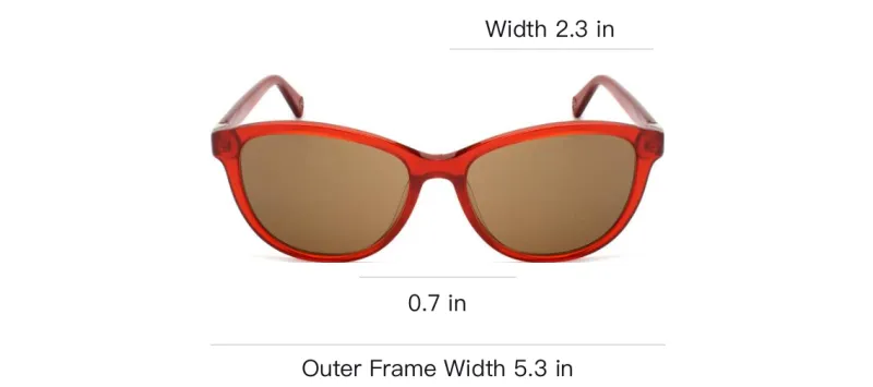 LOEWE Acetate Irregular Shape Sunglasses Women's Red-2
