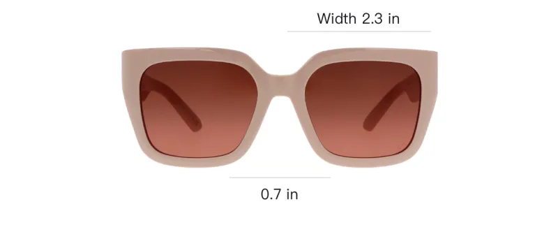 DIOR Acetate Metal Irregular Shape Sunglasses Unisex Pink-6