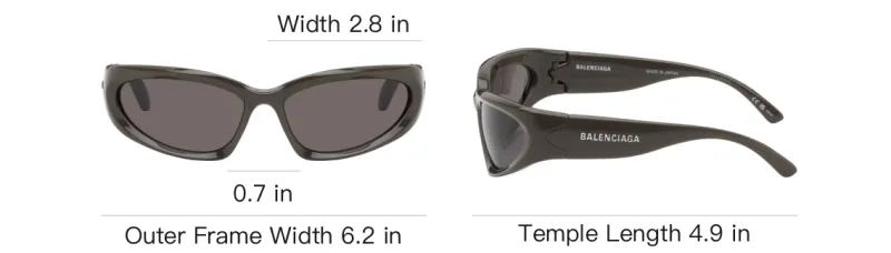 Balenciaga Swift Oval frame Sunglasses-3