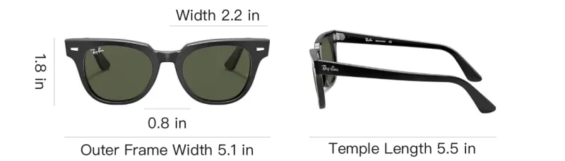 RayBan Meteor Cat Eye frame Sunglasses-5