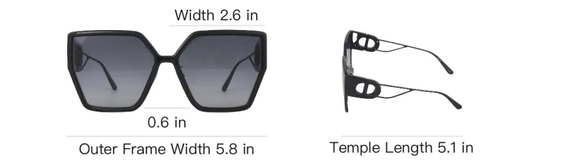 DIOR 30Montaigne Bu Butterfly Frame Sunglasses-4