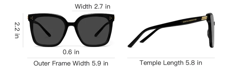 GENTLE MONSTER Square frame Sunglasses-4
