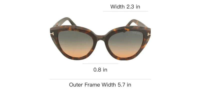 TOM FORD Odette Sunglasses-4