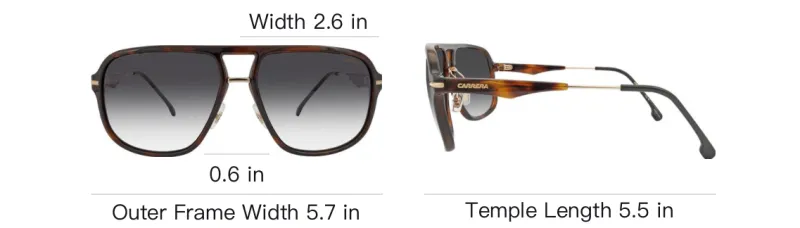 CARRERA 296 Navigator frame Sunglasses-4