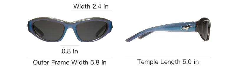 GENTLE MONSTER R.E.A.T BLC6 Pilot frame Sunglasses-5