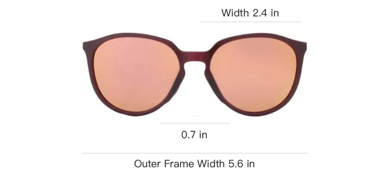 Oakley O Mat And Steel Round Sunglasses Women's Red-2