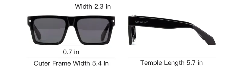 OFF WHITE Square Frame Sunglasses-3