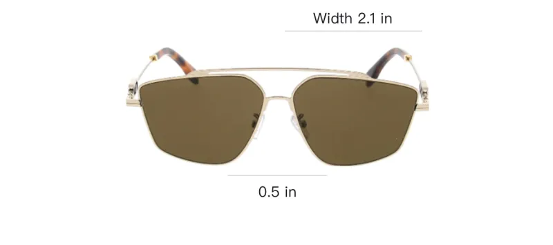 FENDI Geometric Frame Sunglasses-2