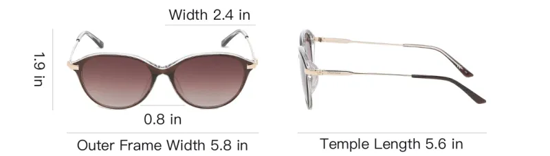 CK/Calvin Klein Plastic Acetate Nickel Alloy Oval Sunglasses Women's Gold-3