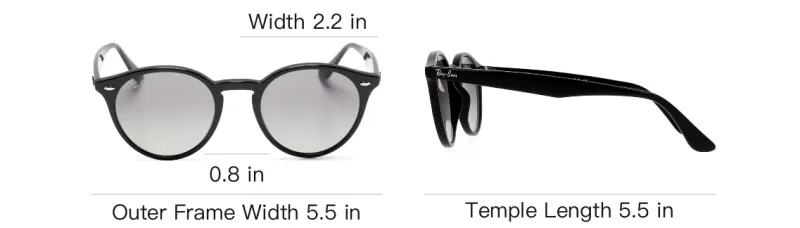 Ray Ban Pantos frame Tinted Sunglasses-3