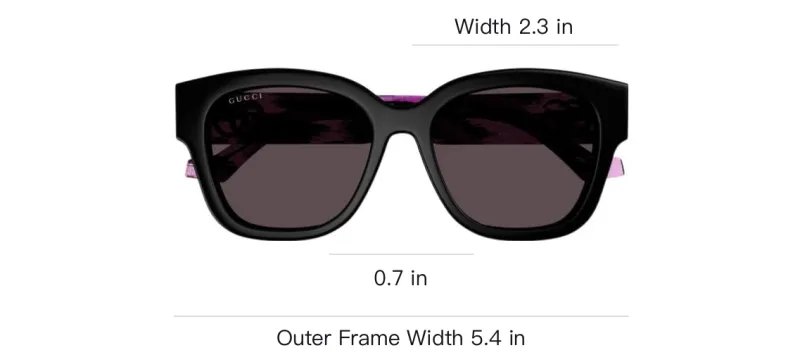 GUCCI Low Nose Bridge Round Frame Sunglasses-3